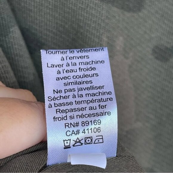 ATM Anthony Thomas Melillo Camo Zip-Up Hoodie Large - Picture 15 of 15